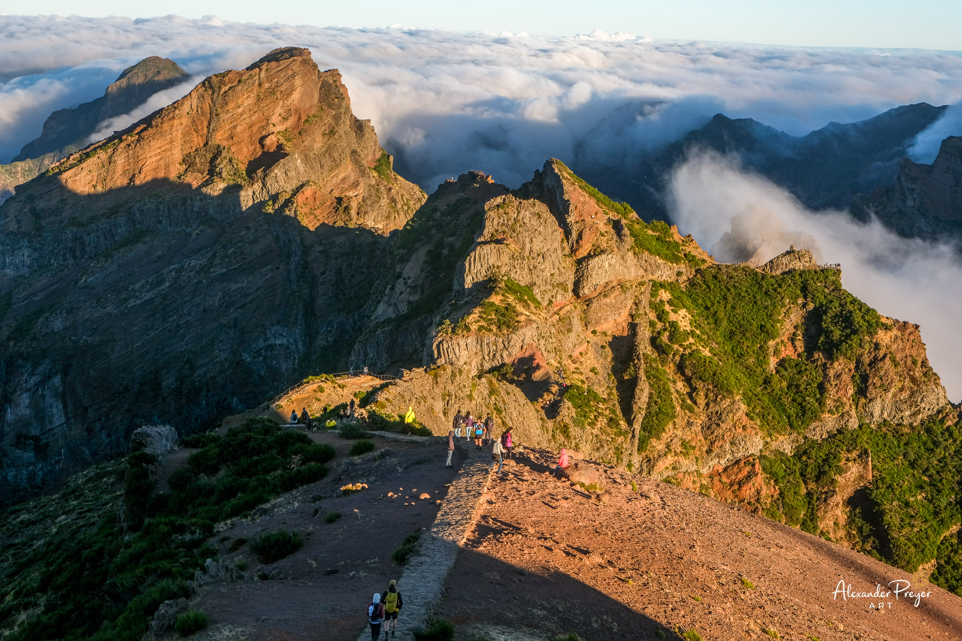 Madeira Blick vom Pico do Arieiro